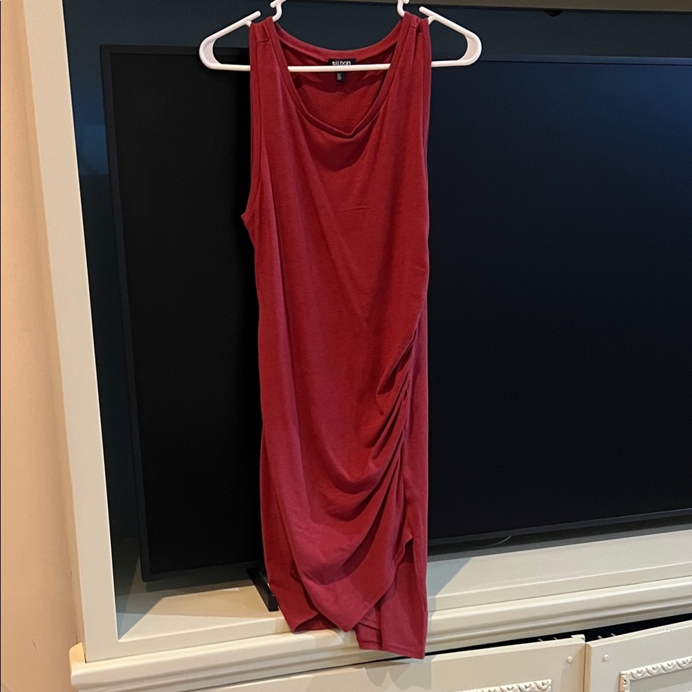 Nordstrom Asymmetrical Red Dress